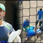t20worldcup pakistan shanmasood taken to hospital after blow to the head during practice session
