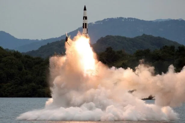 North Korea fired ICBM into sea