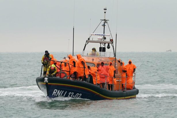 a small migrant boat